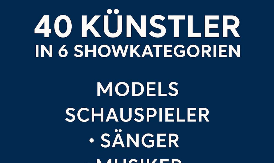 Cruise Talents wächst – 40 Künstler in 6 Showkategorien
